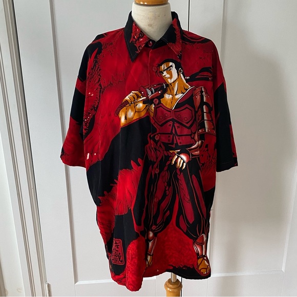 Vintage 90s Samurai Polo - Picture 1 of 8
